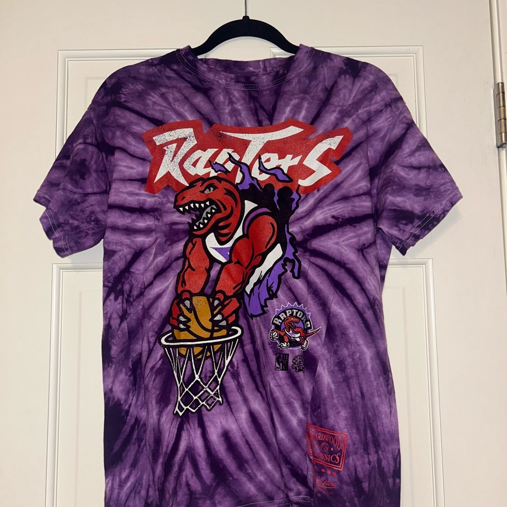 Mitchell & Ness Purple Raptors Tie-Dye T-Shirt